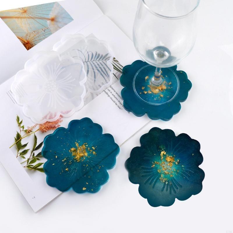 R3MC 2Pcs DIY Flower Silicone  - Resin Art Geode review and price