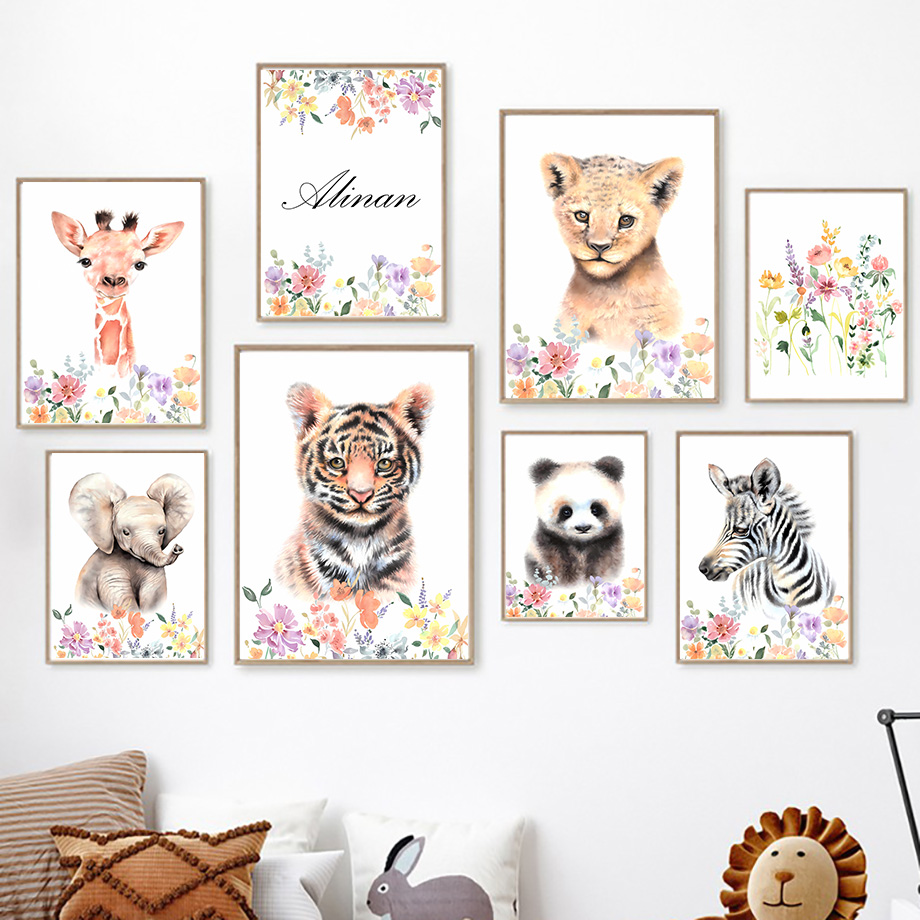 Custom Name Tiger Panda Elepha - Resin Art Name review and price
