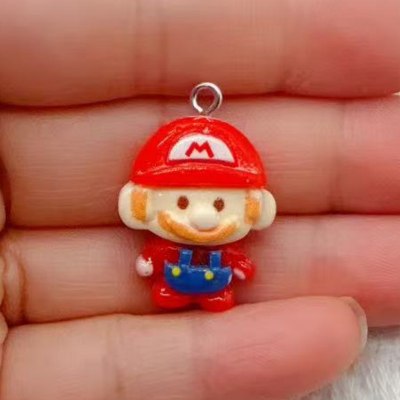 10pcs resin cartoon pendant, D - Resin Art Engagement review and price