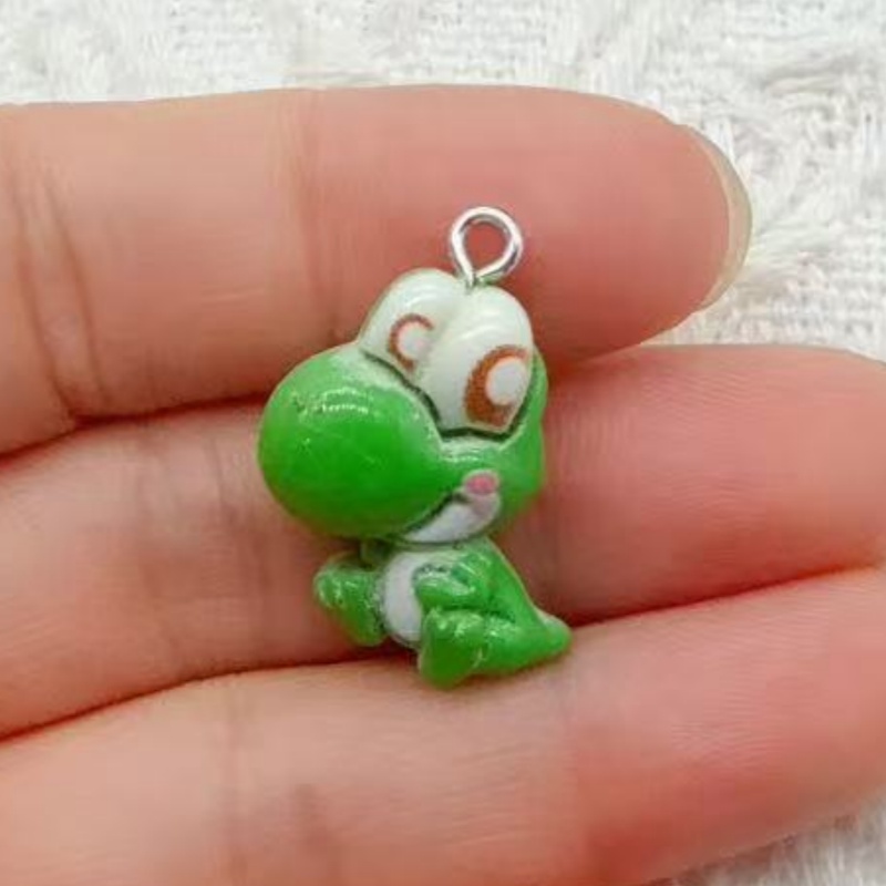 10pcs resin cartoon pendant, D - Resin Art Engagement review and price