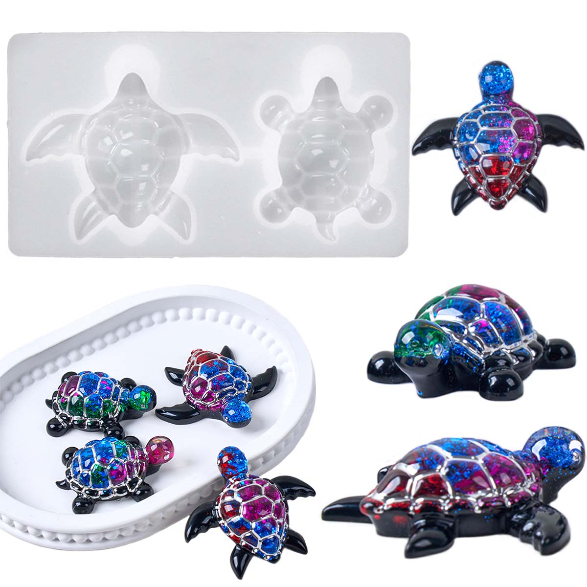 3D Sea Turtle Keychain Silicon - Resin Art Uv review and price
