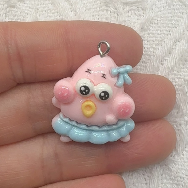 10pcs cartoon resin pendant, D - Resin Art Engagement review and price