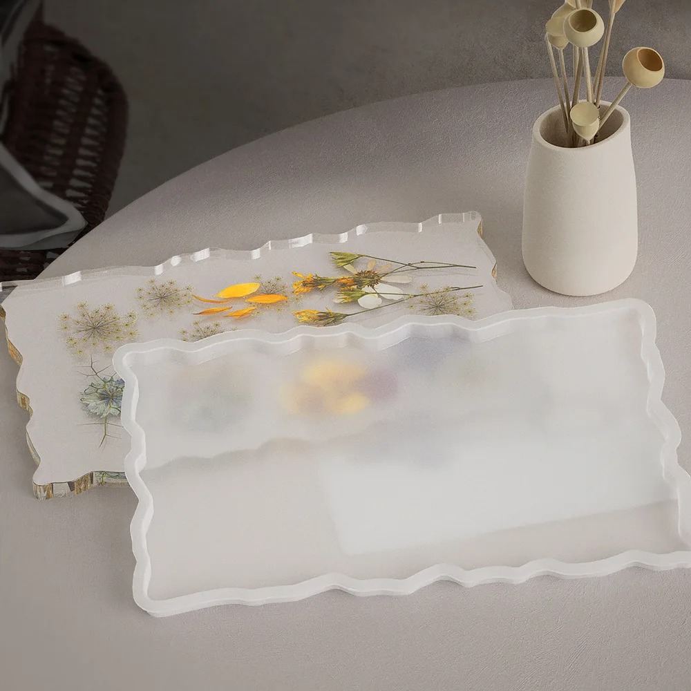 Tray Epoxy Resin Silicone Mold - Resin Art Equipment review and price