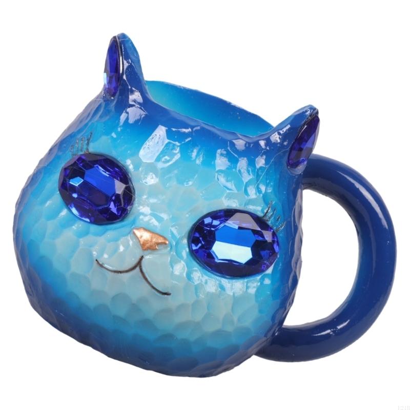 Glittering Cats Face Coffee Cu - Resin Art Geode review and price