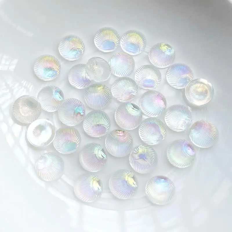 100pcs Circular shells 3d Jewe - Resin Art Earrings Design review and price