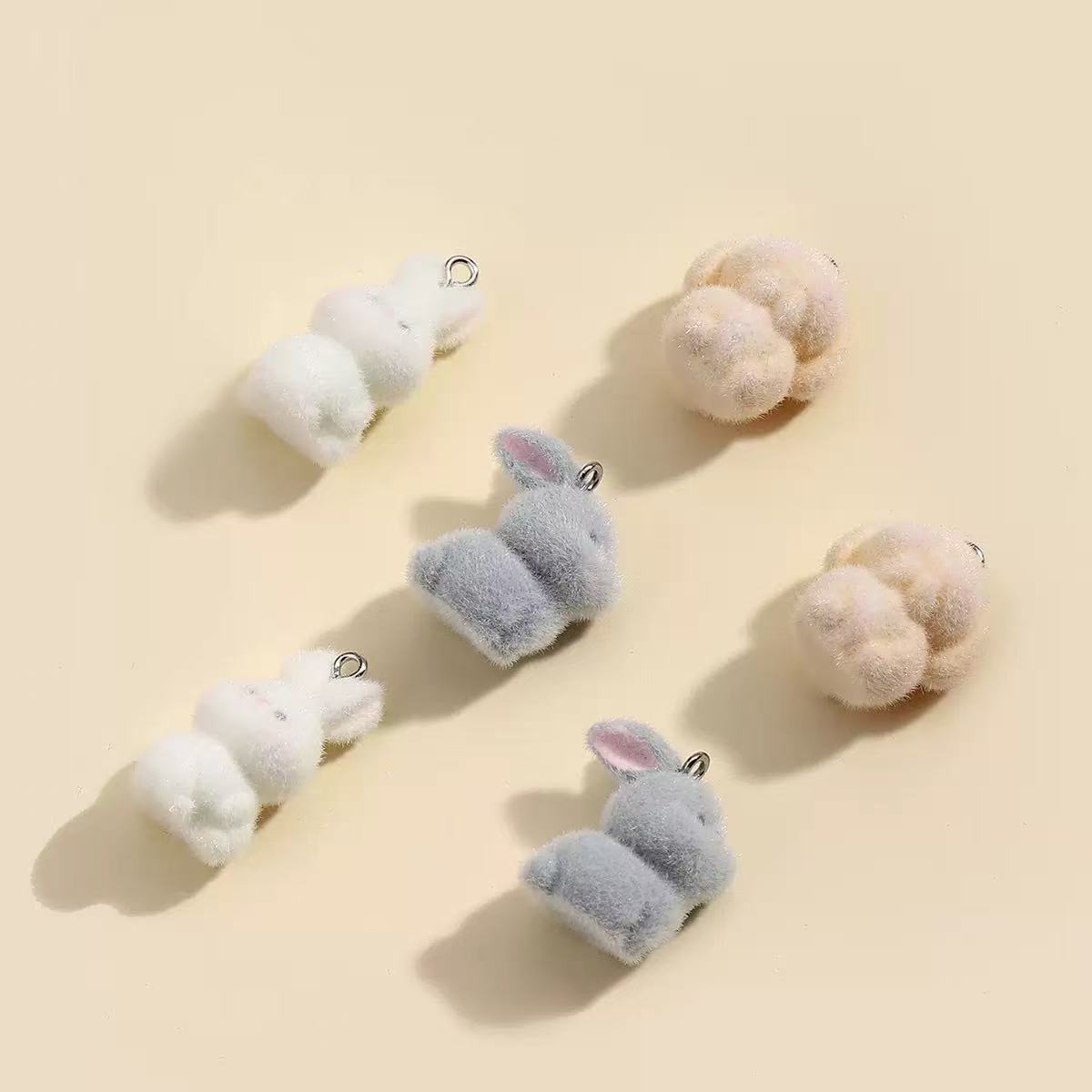 10pcs Flocking Little Rabbit R - Resin Art Engagement review and price