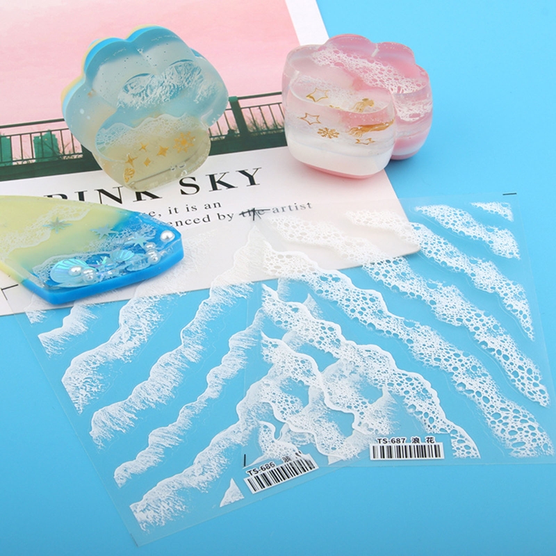 Wave Sticker Resin Filler Crys - Resin Art Equipment review and price